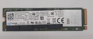 Lenovo Intel 256GB Solid State Drive M.2 2280 NVMe SATA SSD 00UP433 SSDPEKKF25GL - Afbeelding 1 van 1