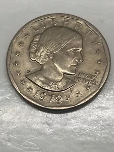 Moneda de 1 dólar Susan B Anthony Liberty 1979 marca de ceca FG diseño Gasparro sin clasificar 04 - Imagen 1 de 4