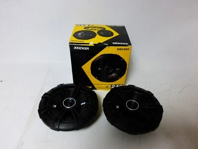 Par de altavoces coaxiales de audio para automóvil Kicker 43DSC6504 DSC650 6,5 240 vatios 2 vías 4 ohmios Foto 1 de 3
