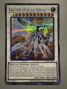 YUGIOH COSMIC QUASAR DRAGON ASIA ENGLISH EDITION DUNE-AE037 SECRET RARE - Picture 1 of 3