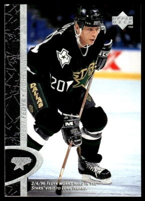 1996-97 Upper Deck #46 Brent Fedyk Dallas Stars Hockey Card - Image 1 of 2