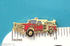 FIRE DEPARTMENT TRUCK - hat pin , lapel pin , tie tac , hatpin GIFT BOXED