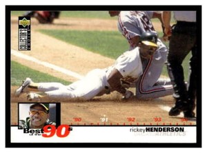 1995 Collector's Choice #53 Rickey Henderson - Oakland Athletics