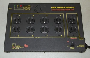 Works!! DIGITAL LOGGERS INC. "Web Power Switch" #LPC-3 (10 Outlets Power Strip) - Picture 1 of 6