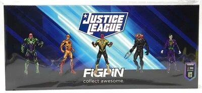 FiGPiN DC Justice League 5 Villains Deluxe Box Set SDCC 2024 LE500 - Image 1 of 4