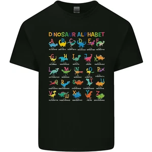 Dinosaur Alphabet T-Rex Funny Kids T-Shirt Childrens - Picture 1 of 67