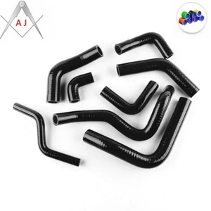 Black Silicone Coolant Radiator Hoses Kits For DUCATI 998 S 02-03 998S 02 03 - Foto 1 di 3