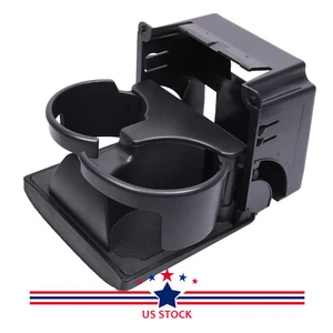 Black Console Rear Cup Holder 66150AG01CJC For 2005-2009 Subaru Outback & Legacy - Foto 1 di 12