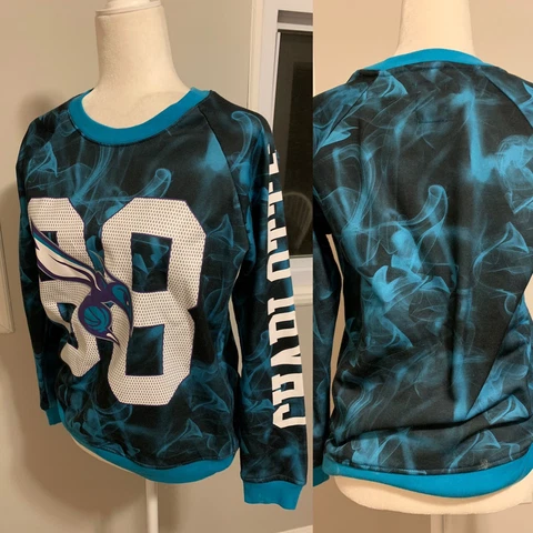 Womens Charlotte Hornets Sweater M Medium Basketball Cover