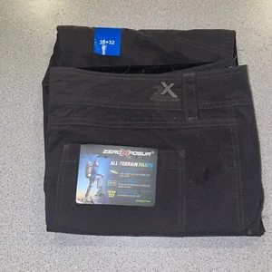 zeroxposur mens pants Black 38x32 Six Pockets - Picture 1 of 3