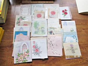 AN ASSORTMENT OF 44 USED SYMPATHY CARDS. - Picture 1 of 5