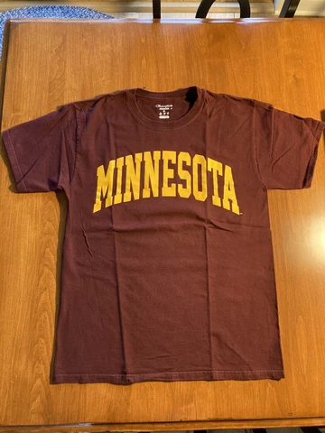 University Of Minnesota Golden Gophers Champion T-shirt Mens Small Cover