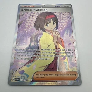 Erika's Invitation 196/165 Sv: Scarlet & Violet 151 Holo Pack Fresh NM - M - Picture 1 of 14