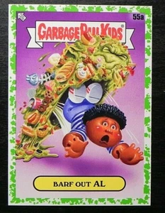 2021 Topps Garbage Pail Kids Food Fight Booger Green 55a Barf Out Al - Picture 1 of 2