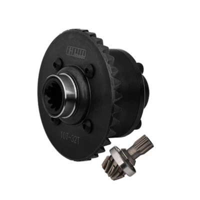 GPM Medium Carbon Steel + Alum Alloy Rear Differential Black for X-Maxx / XRT - Image 1 of 3