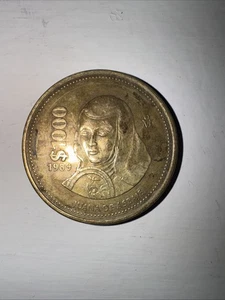 ESTADOS UNIDOS MEXICANOS $1000 JUANA DE ASBAJE 1989 MEXICO - Picture 1 of 3