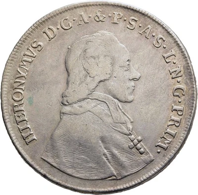 FITZ RDR Salzburg Hieronimus Count of Colloredo 1772-1803 Thaler 1773 °TCH449 - Image 1 of 2