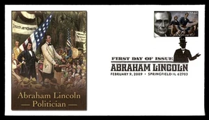 Mayfairstamps US FDC 2009 Abraham Lincoln Debating First Day Cover aau_09119 - Picture 1 of 2
