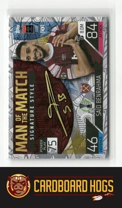 2022-23 Match Attax #430 Said Benrahma West Ham MOTM Sig Style - Bild 1 von 2