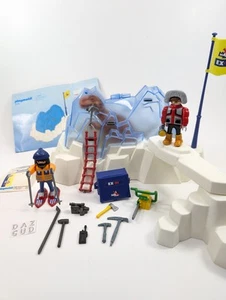 Vintage Playmobil 3170 Dinosaur Discovery Winter Arctic Set 100% Complete GEOBRA - Picture 1 of 10