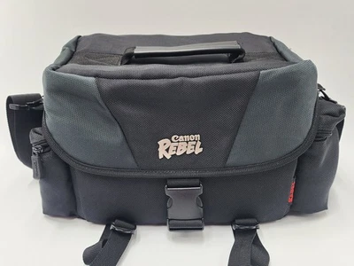 Canon Camera Custom Gadget Bag Black/Red With Shoulder Strap - Image 1 of 4