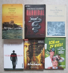 1 € Bücher Flohmarkt Bücherpaket 6 xTB deutsch Thriller, Unterhaltung, Humor - Bild 1 von 2