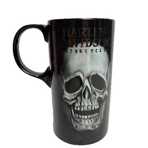 Harley-Davidson new Mug Tall Boy Latte Skull Black 20 oz (2015) - Picture 1 of 7