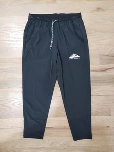 Nike Trail Dawn Range Men's Dri-FIT Running Pants DX0855-010 Black Size M - Picture 1 of 10