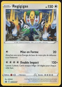 Carte Pokémon Regigigas SWSH247 Holo   Promo SWSH Français - Imagen 1 de 2
