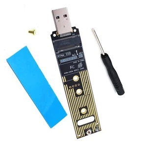 1 Set NVME USB Adapter 10Gbps USB3.1 Gen 2 for M2 NVMe 2230 2242 2260 22801703 - Afbeelding 1 van 10