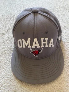 Under Armour Men University of Nebraska Omaha Baseball Hat - Gray Size M/L - Picture 1 of 10