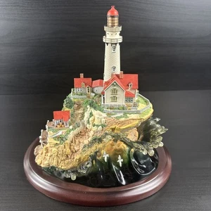 1998 Lenox “Light At Lands End” Handcrafted Lighthouse Sculpture Nautical - Picture 1 of 17
