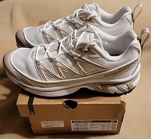 NUEVAS Tenis Salomon XT-6 Expanse Blanco/Día Lluvioso/Oxford Bronceado Mujer 8.5 Hombres 7.5 Nuevas en Caja - Imagen 1 de 11