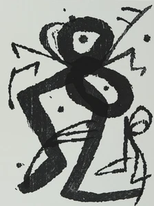 Joan Miro: Komposition Surrealistisch - Gravur Originell - Bild 1 von 5