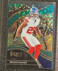 Panini Select Deonte Banks RC Club Level Green Sparkle 2023 Giants 278 /5 - Picture 1 of 2