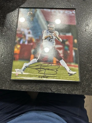 Johnny Manizel 8x10 con certificado de autenticidad de fanáticos Texas A&M Cleveland Browns Heisman  Foto 1 de 2