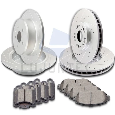 Front Rear Ceramic Pads And Rotors Brake For Lexus GS300 GS400 GS430 IS300 SC430 Foto 1 de 4