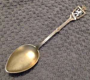 Antiker deutscher 800 Silber Löffel Pfälzer Löwe Gard / 4,25 Zoll Deutschland - Bild 1 von 5