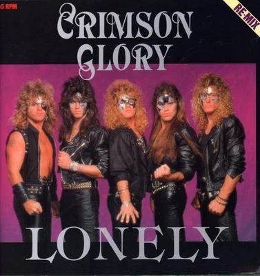 Crimson Glory Lonely 12" vinyl Netherlands Roadrunner 1989 EP in picture sleeve - Image 1 of 4