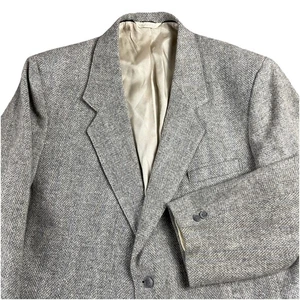 VTG David Hunter Levi’s Strauss Wool Sport Coat Blazer Jacket 2 Button 50R USA M - Picture 1 of 18