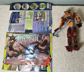 LEGO BIONICLE Mahri Toa Jaller 8911 + Glatorian Comic Issue 1 Club Magazine 1/09