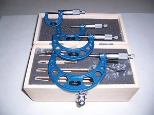 0" bis4" AUSSENMESSSCHRAUBEN SET "NEU" - Bild 1 von 1