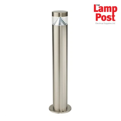 Saxby 13929 Pyramid LED Bollard Garden Lamp Post Stainless Steel Outdoor Light - Image 1 of 3