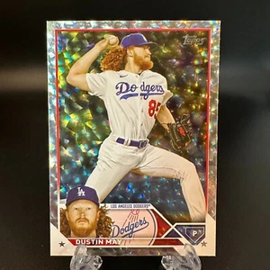 2023 Topps Dustin May Silver Pattern Foilboard  #US326 Los Angeles Dodgers - Picture 1 of 2