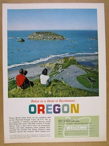1964 Oregon Tourismus Promo Harris Beach State Park Foto Vintage Druck Anzeige - Bild 1 von 1