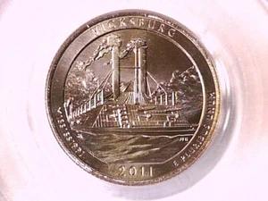Vicksburg NP 2011 P Washington Quarter PCGS MS 66 20540435 - Picture 1 of 3
