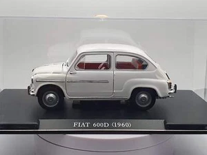 Fiat 600 D 1960 Leo Model 1/24 Bianco - Foto 1 di 4