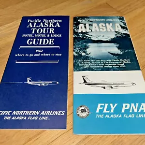 2 - 1962 PACIFIC NORTHERN AIRLINES Brochure PNA, La linea di bandiera dell'Alaska - Foto 1 di 16