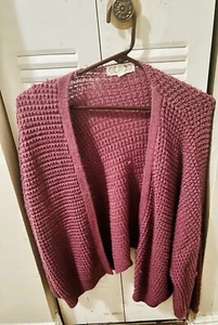 Women’s Pink Rose Sweater Cardigan - Picture 1 of 3