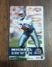 RARE 1994/95 Michael Irvin PRO MAGS NFL Magnet #28 Dallas Cowboys  Football Card